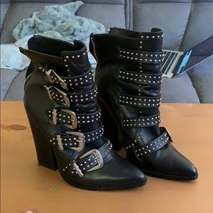 Steve Madden Buckle Booties